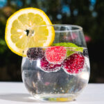 Whats The Difference Between Club Soda And Seltzer Water Berries in sparkling water