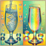 Sparkling vs non-sparkling seltzer water