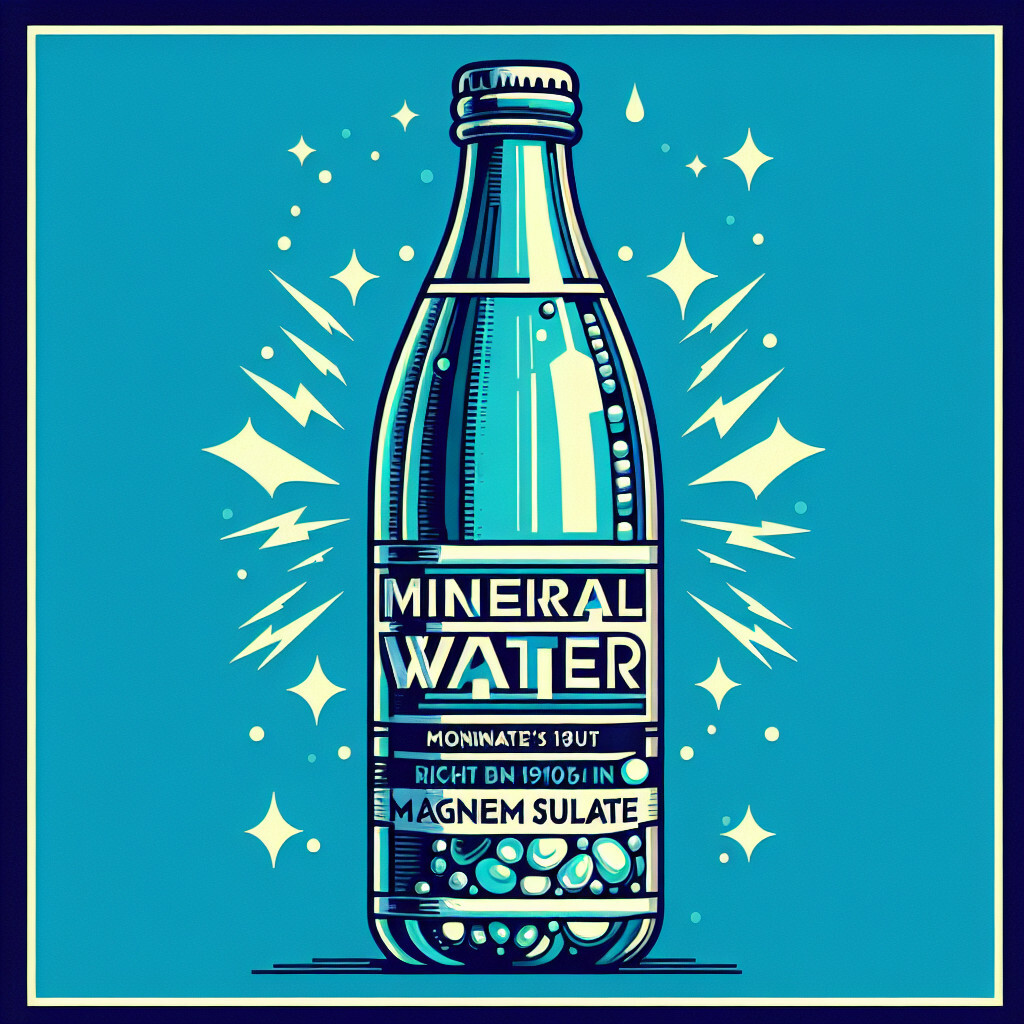 mineral water rich in magnesium sulfate