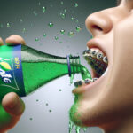 can you drink sprite with retainers