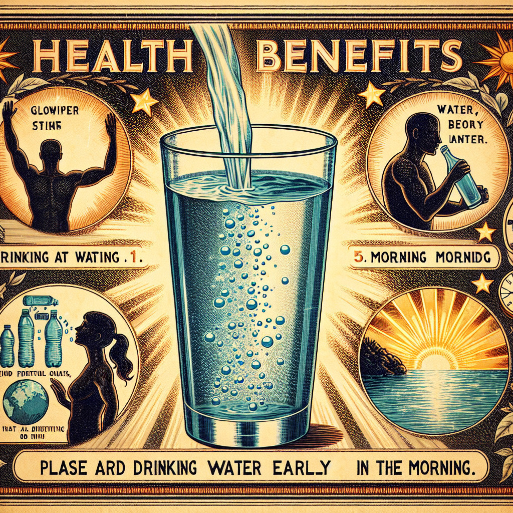 health benefits of drinking water early in the morning