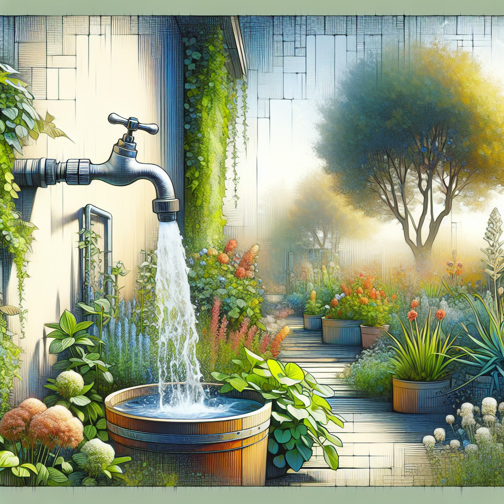 tap water and gardening