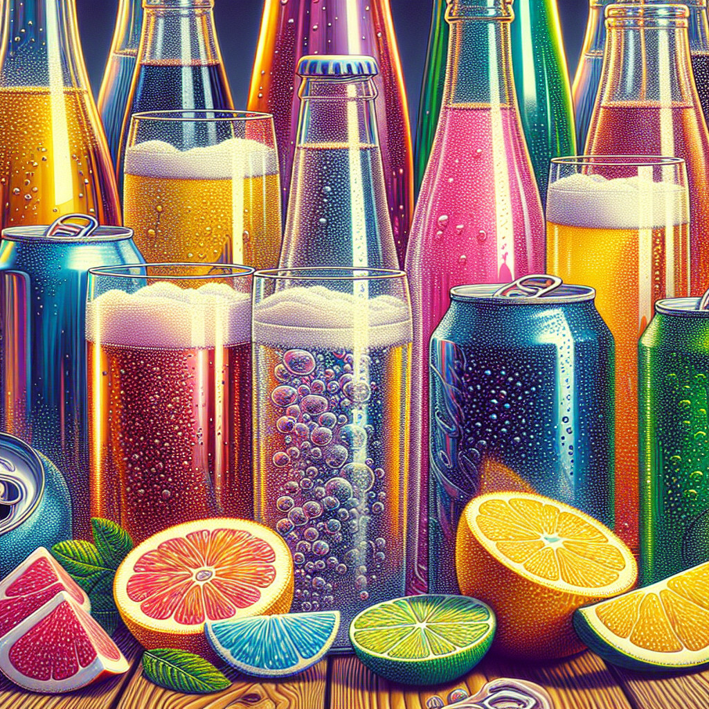 sparkling water juice drinks