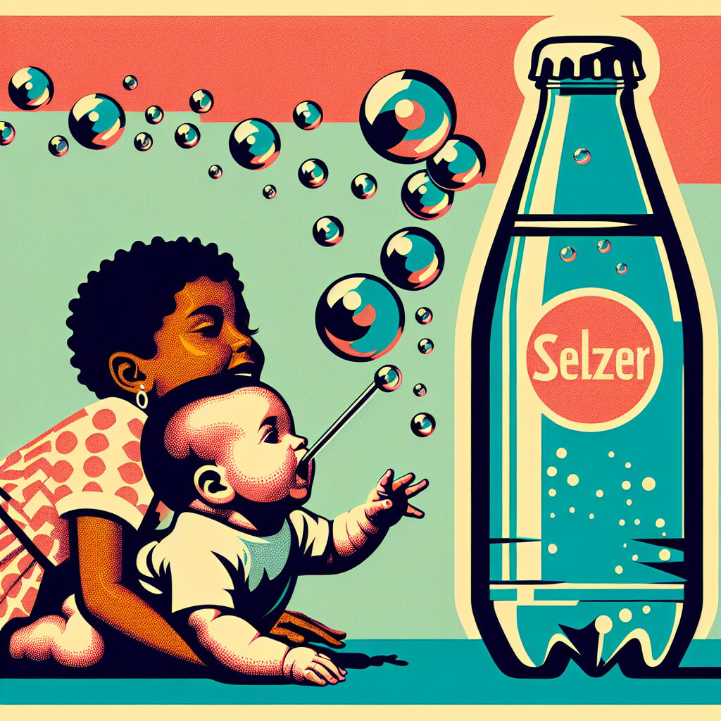 seltzer water and babies